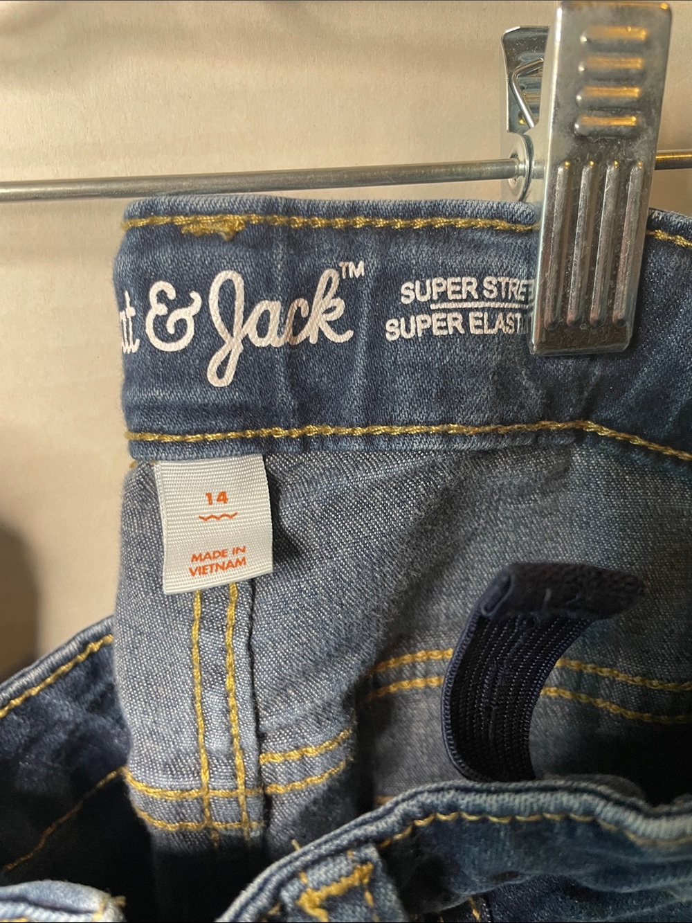 5 pk bundle of Youth Size 14 Girls Blue Jeans- Place ,Jordache, Old Navy - Picture 5 of 12